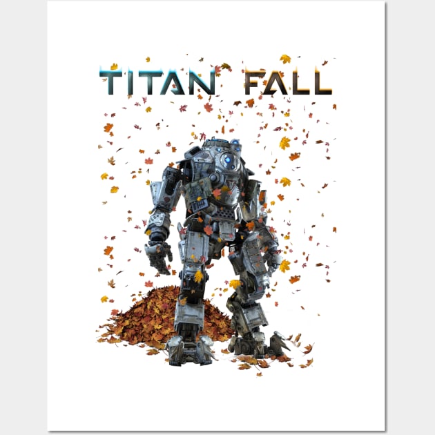 Titan Fall Parody Wall Art by Clown